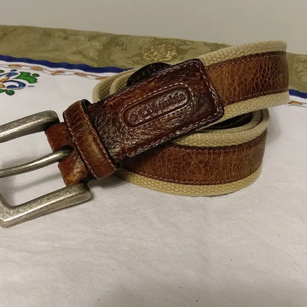 🕵 3 Belts - 1 Price! Men's Columbia, Dockers and Cool Unbranded Black Belts